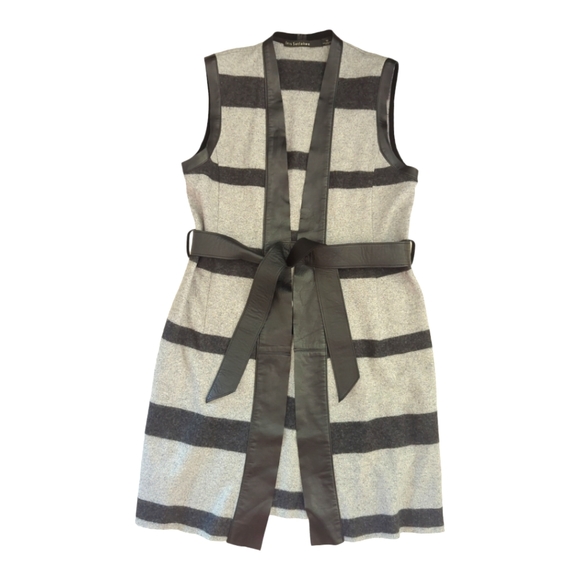 Iris Setlakwe Belted Wool Vest - Picture 1 of 10